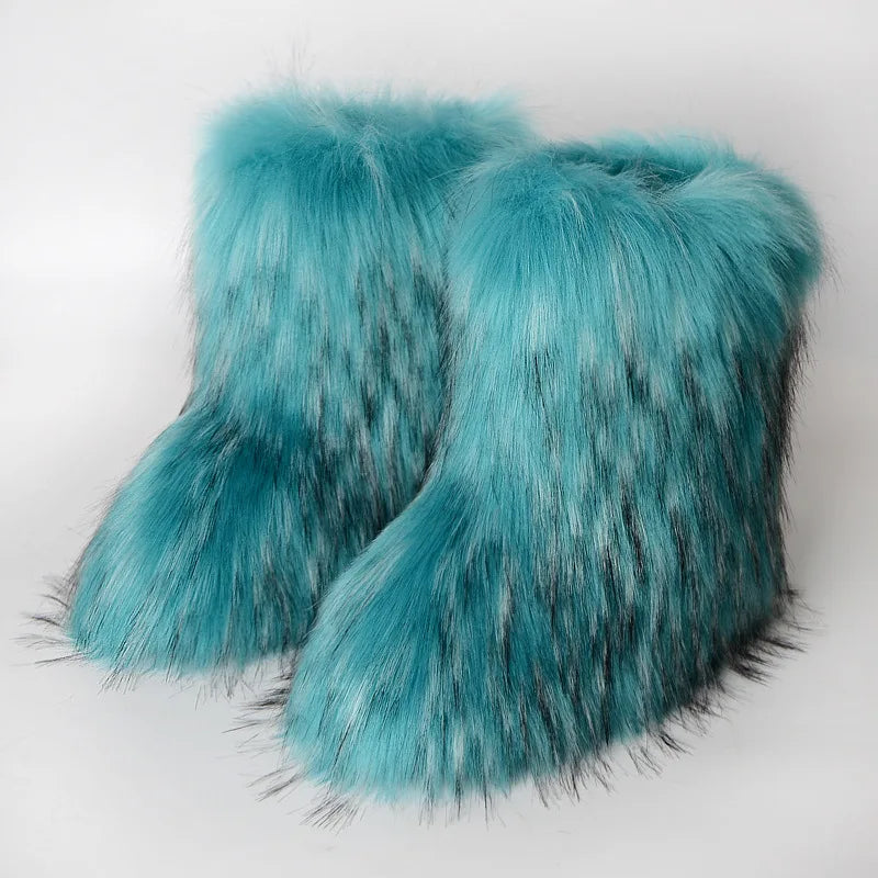 Damen Flauschig Stiefel | Winter