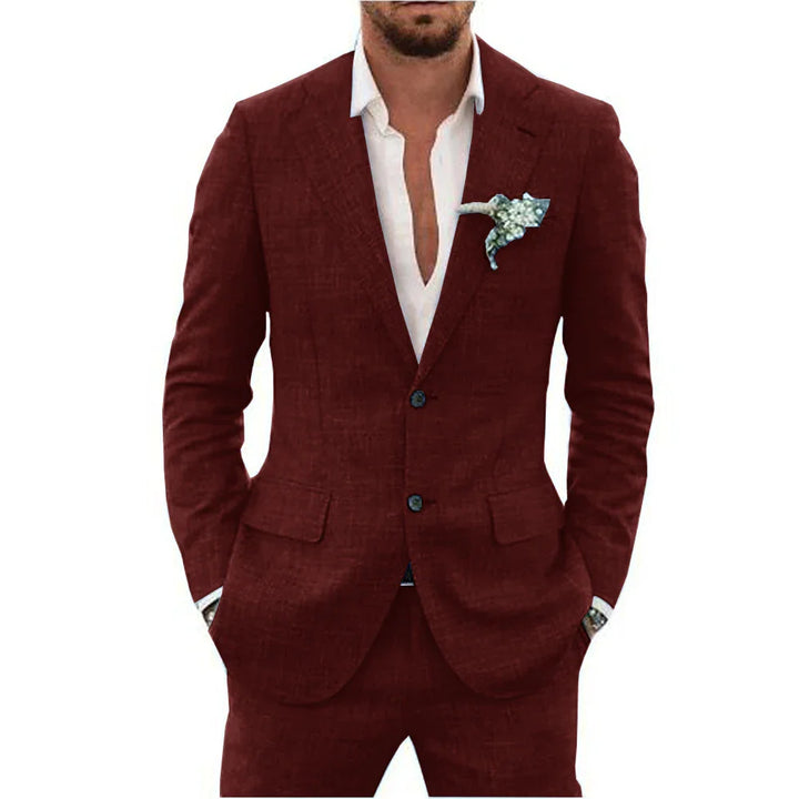 Herren Leicht 2-Teiler Hochzeitsgast Anzug Set | Sommer