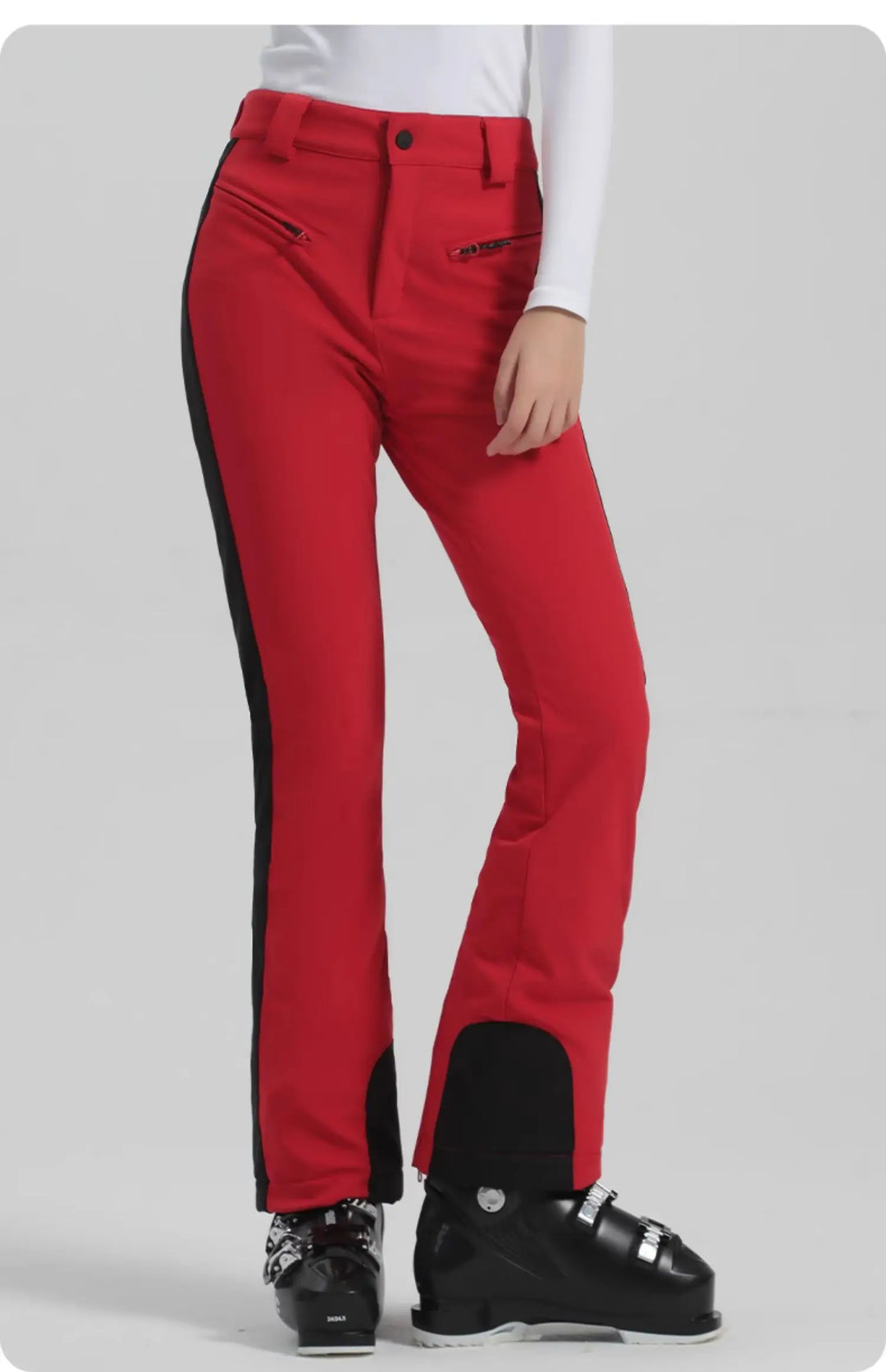 Schlanke Passform Skihose Damen | Hohe Taille