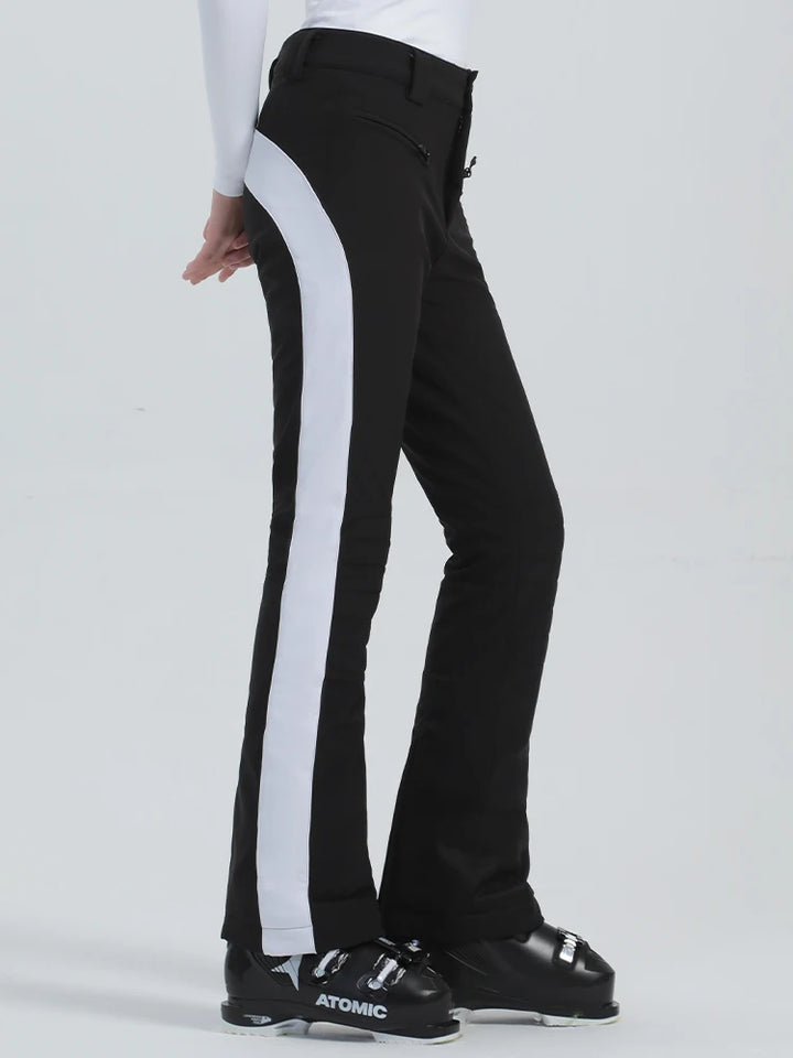 Schlanke Passform Skihose Damen | Hohe Taille