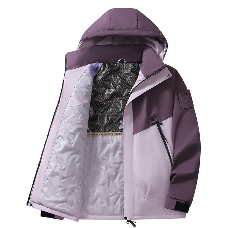 Winter Skijacke Unisex | Abnehmbare Kappe