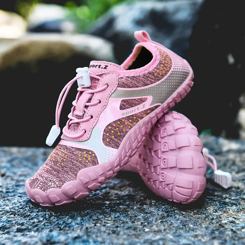 Wasserdichte Barfußschuhe Kinder | Schwimmen und Wandern