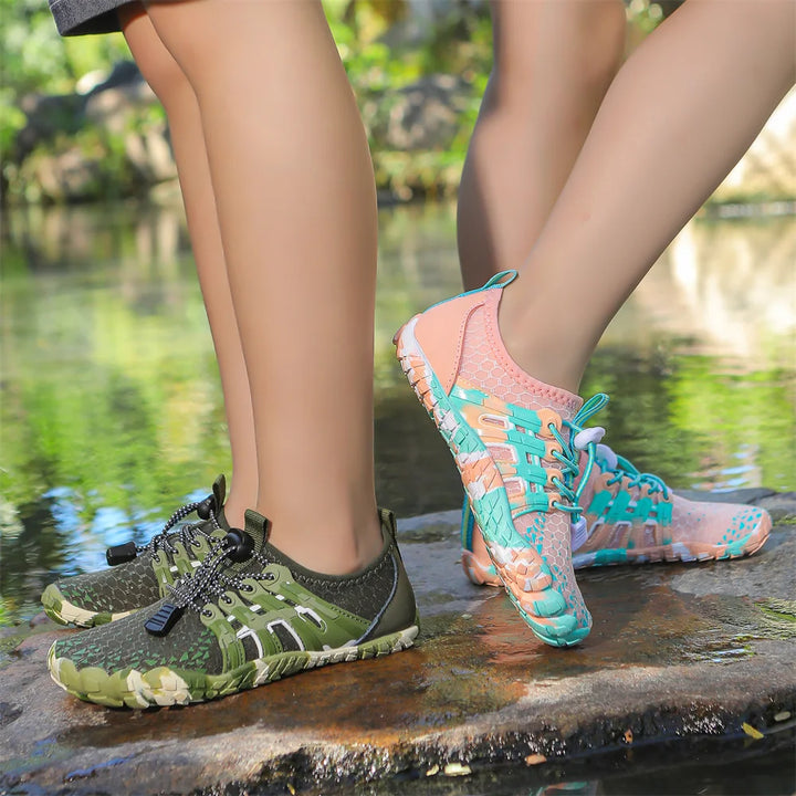 Wasserdichte Barfußschuhe Kinder | Schwimmen und Wandern