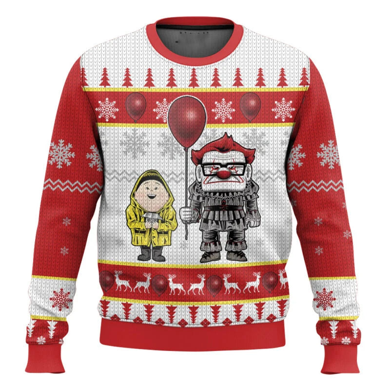 Ugly Xmas Pullover Unisex | Gruseliger Clown