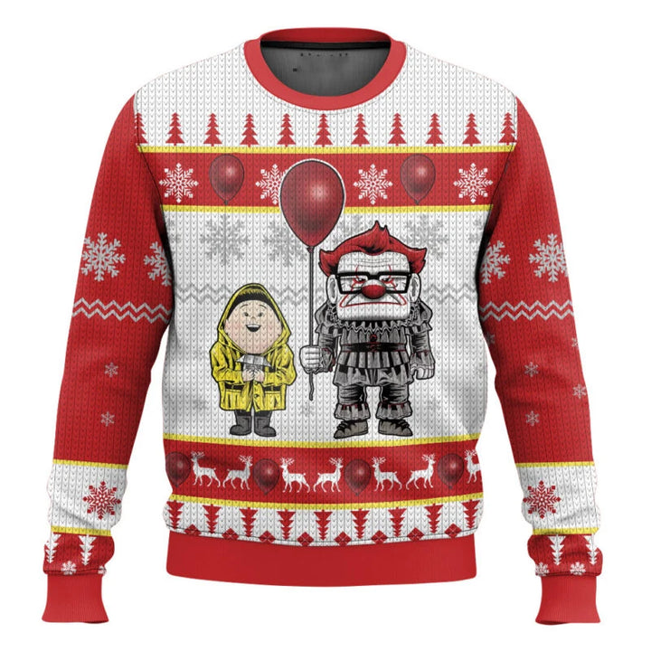 Ugly Xmas Pullover Unisex | Gruseliger Clown