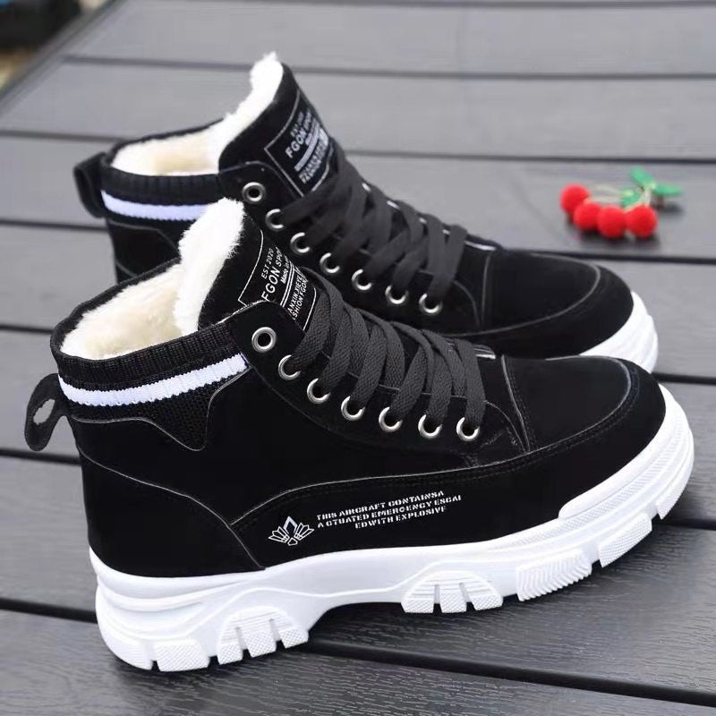 Gepolstert Winterstiefel Damen | Schnürung