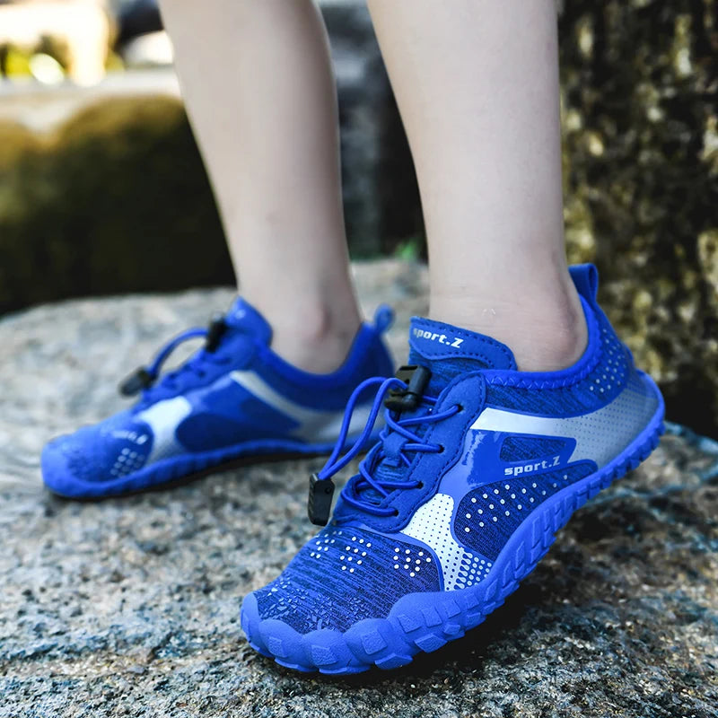 Wasserdichte Barfußschuhe Kinder | Schwimmen und Wandern