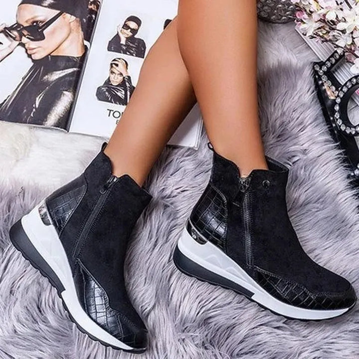 Orthopädisch Winterstiefel Damen | Keilabsatz