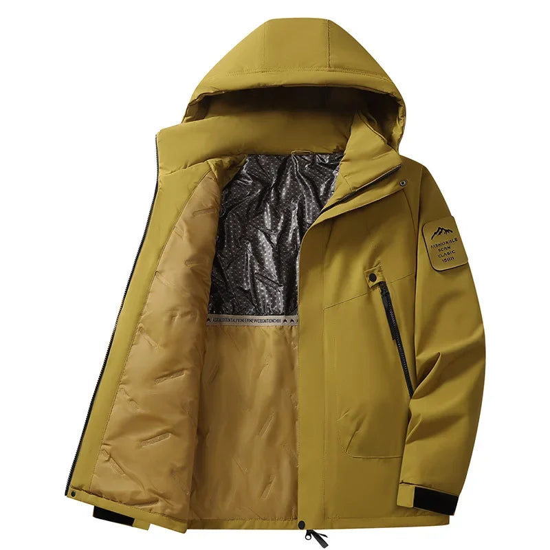 Winter Skijacke Unisex | Abnehmbare Kappe