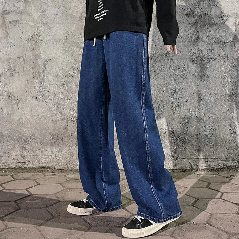 Herren Straßenmode Baggy Jeans | Weite Beinpartie