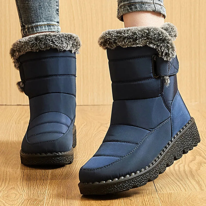Niedrige Absätze Winterstiefel Damen | Warme