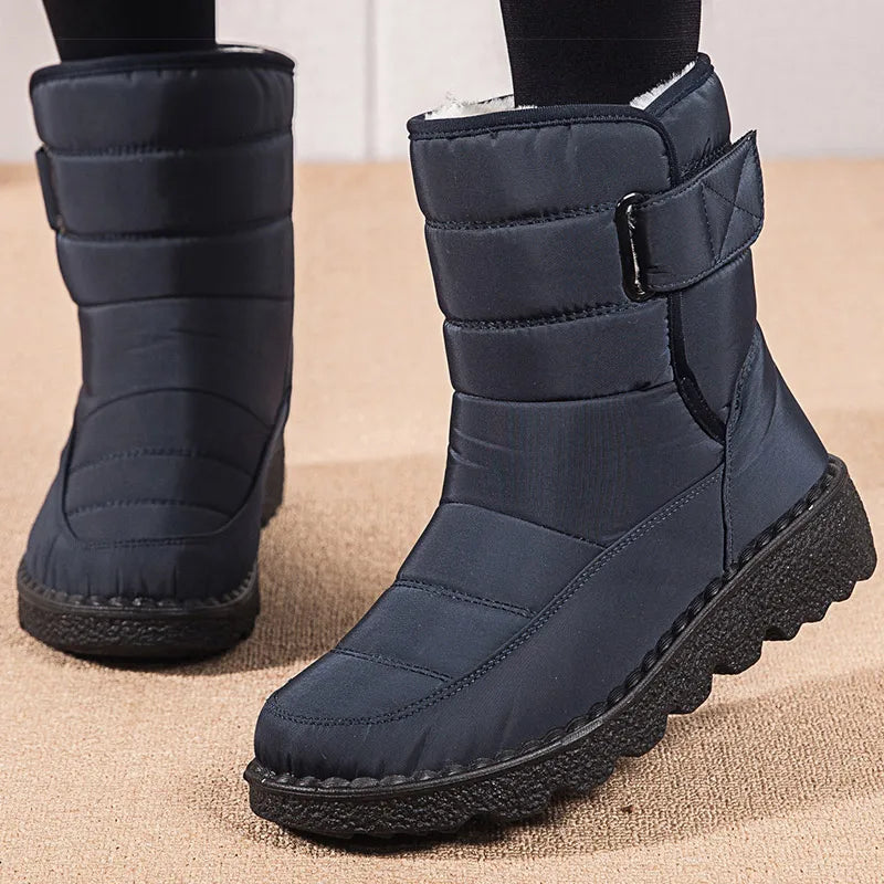 Rutschfest Winterstiefel Damen | Wadenlang