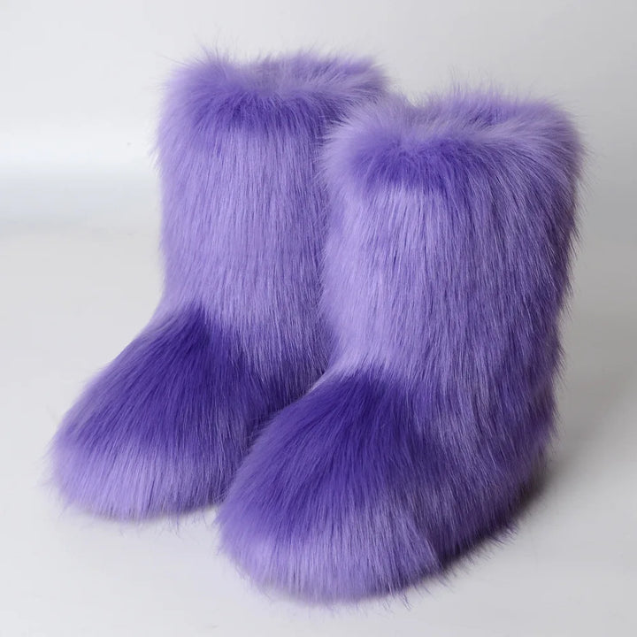 Damen Flauschig Stiefel | Winter