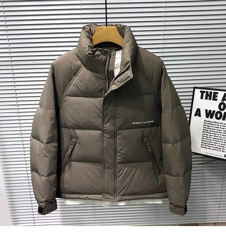 Herren Winter Jacke | Seitliche Reißverschlusstasche