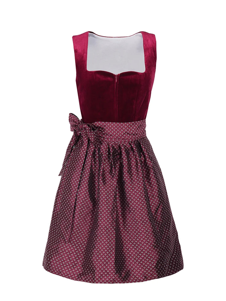 Mittellanges Oktoberfest Dirndlkleid für Damen
