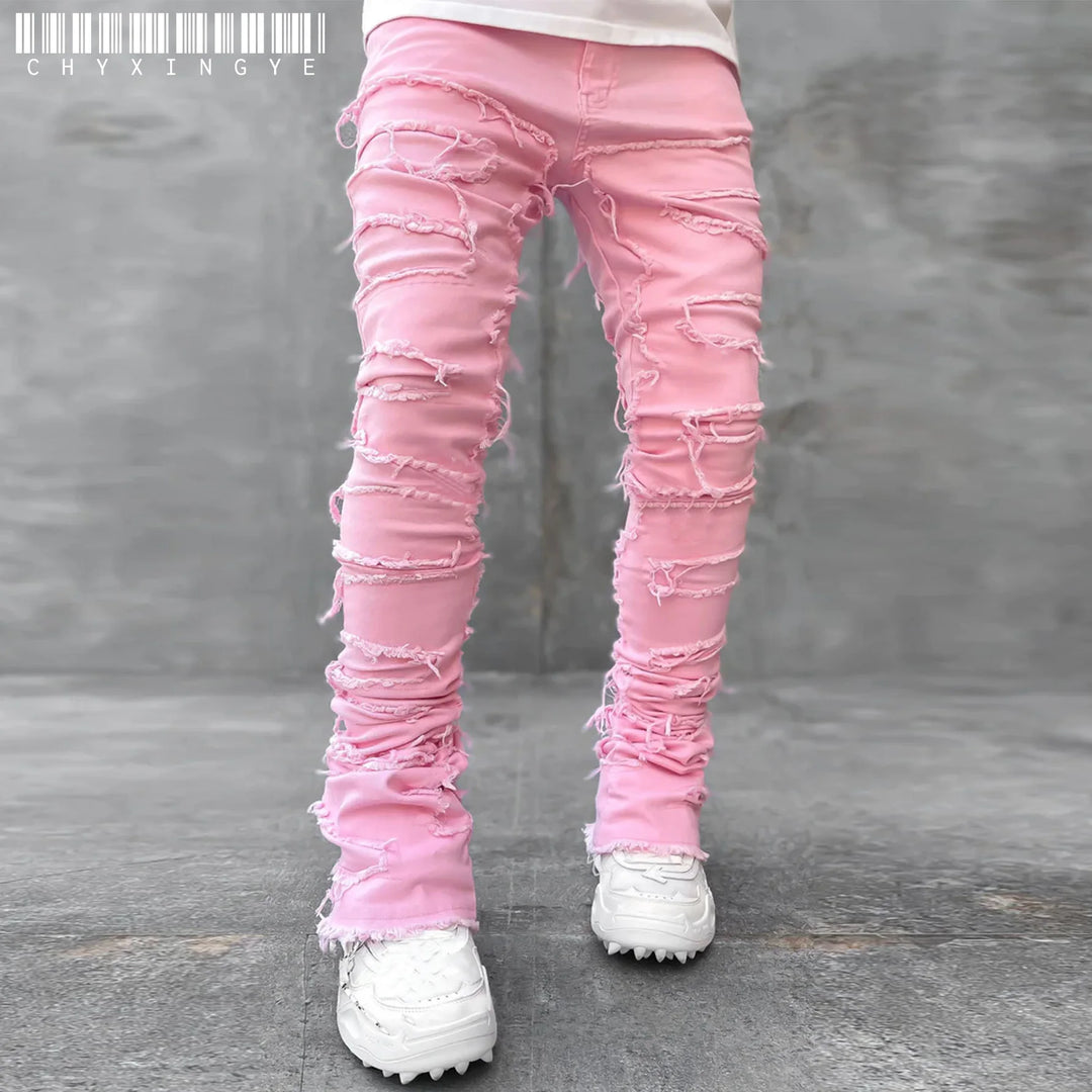 Herren Zerrissen Jeans | Schlanke Passform