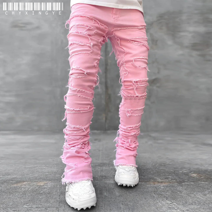 Herren Zerrissen Jeans | Schlanke Passform
