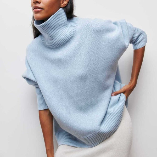 Damen Rollkragen Pullover in Übergröße | Strick