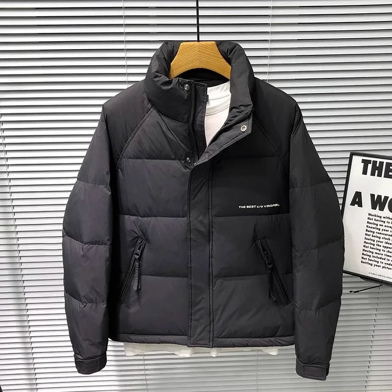 Herren Winter Jacke | Seitliche Reißverschlusstasche