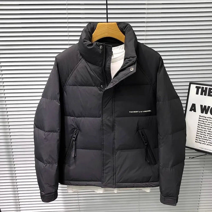 Herren Winter Jacke | Seitliche Reißverschlusstasche