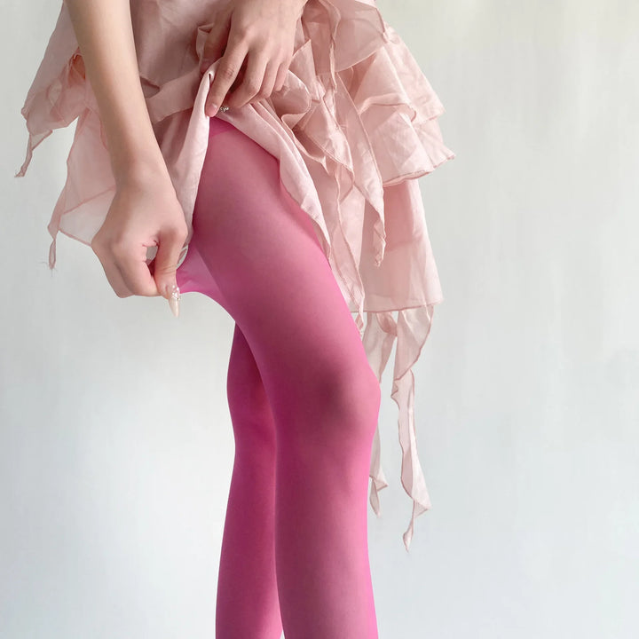 Farbig Strumpfhose für Damen | Oberschenkelhoch