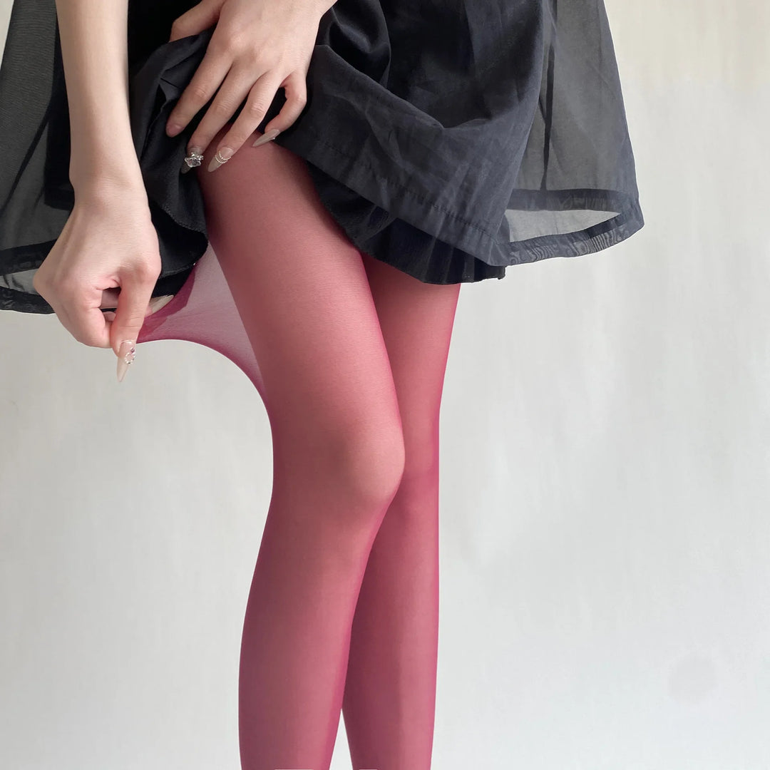 Farbig Strumpfhose für Damen | Oberschenkelhoch