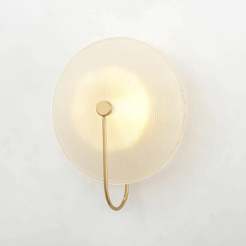 Elegantes Lichtdesign mit der GlowDisk einzigartigen Wandlampe.