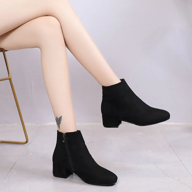 Modisch Winterstiefel Damen | Knöchellang