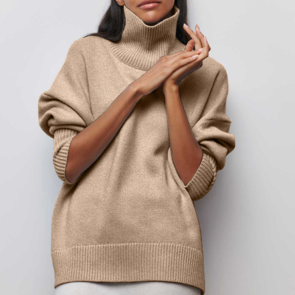 Damen Rollkragen Pullover in Übergröße | Strick