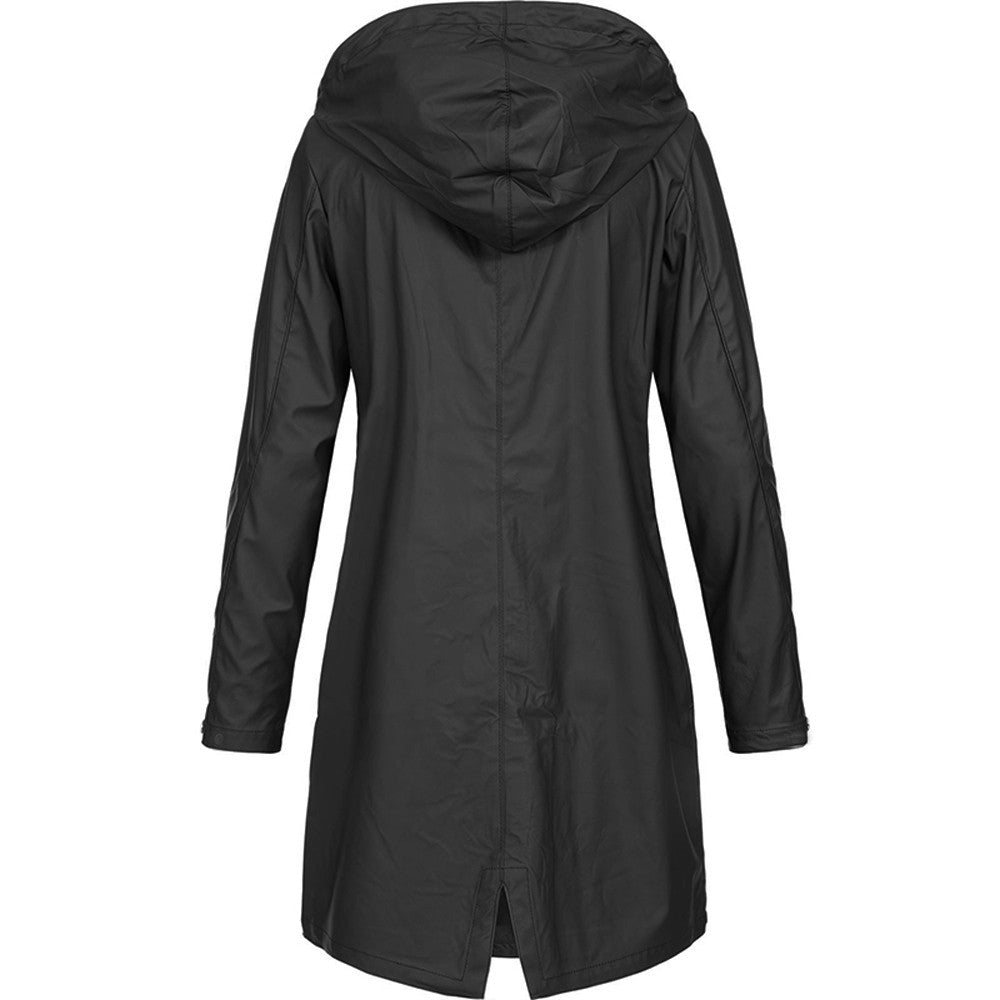 Damen Regen Mantel | Kapuze