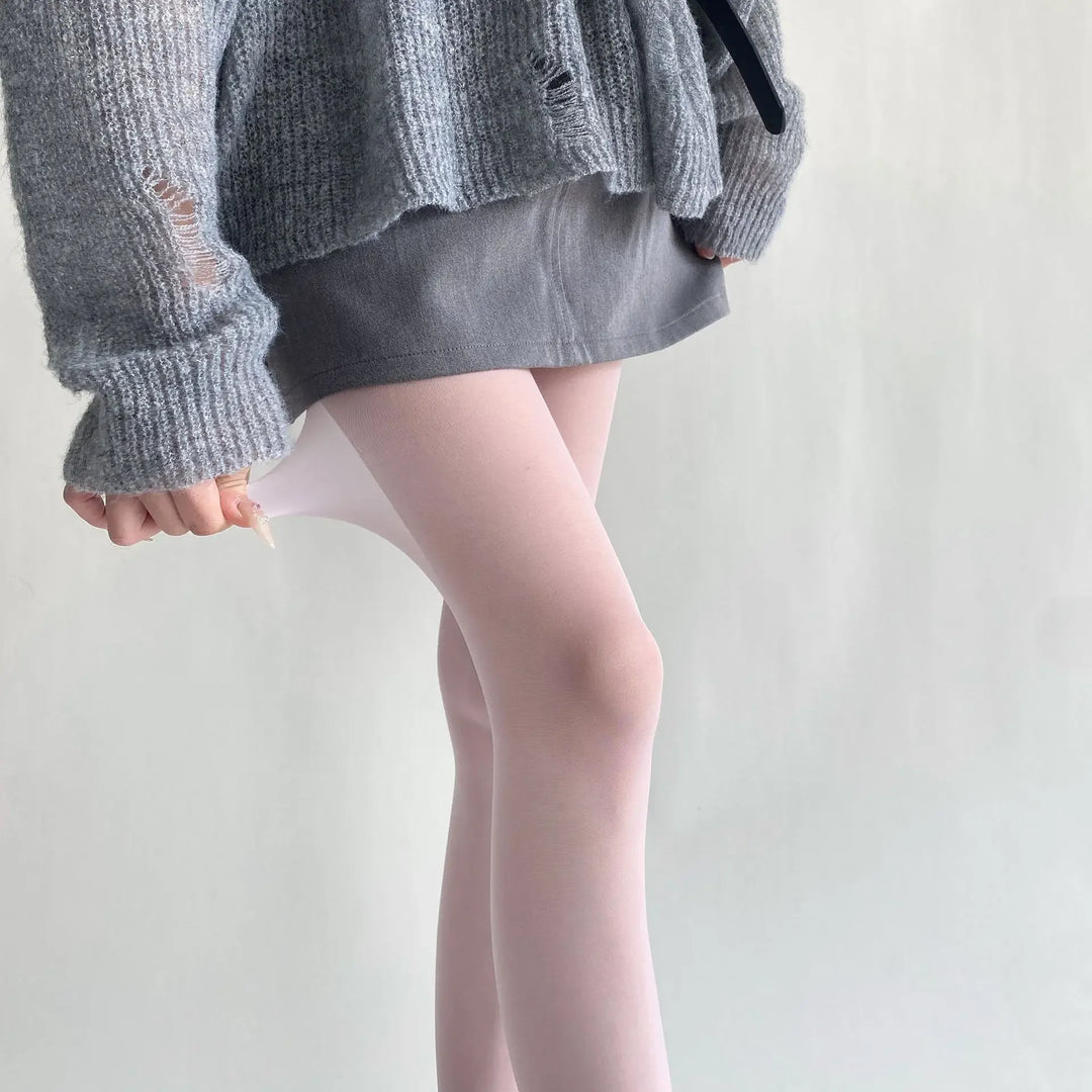 Farbig Strumpfhose für Damen | Oberschenkelhoch