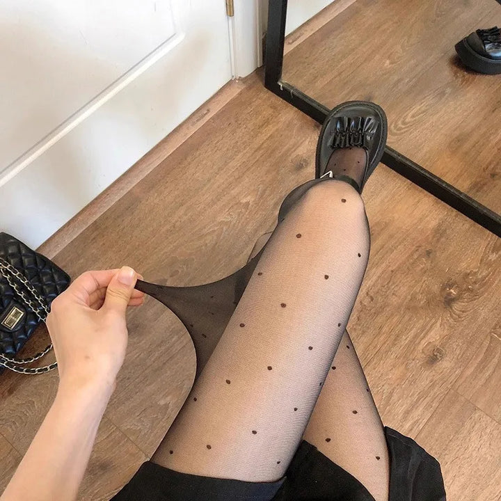 Transparente Strumpfhose für Damen | Herzen