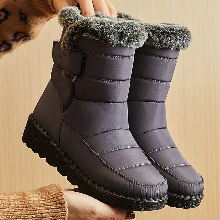Niedrige Absätze Winterstiefel Damen | Warme