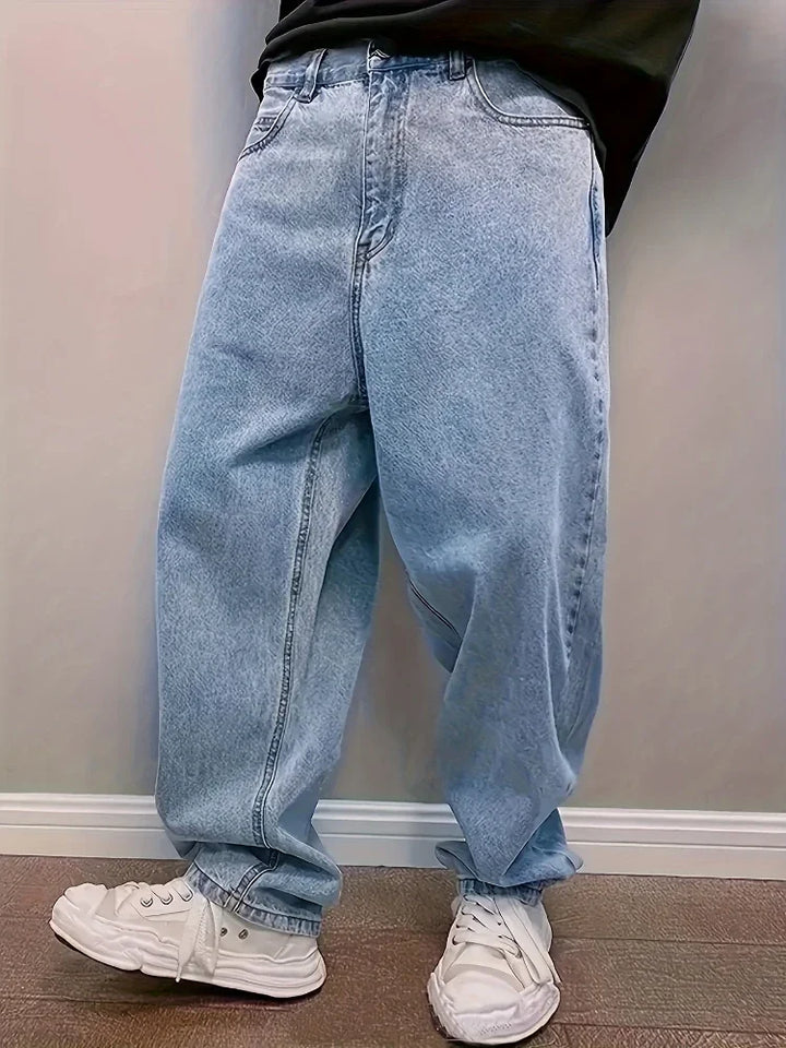 Herren Lässig Baggy Jeans | Straßenmode