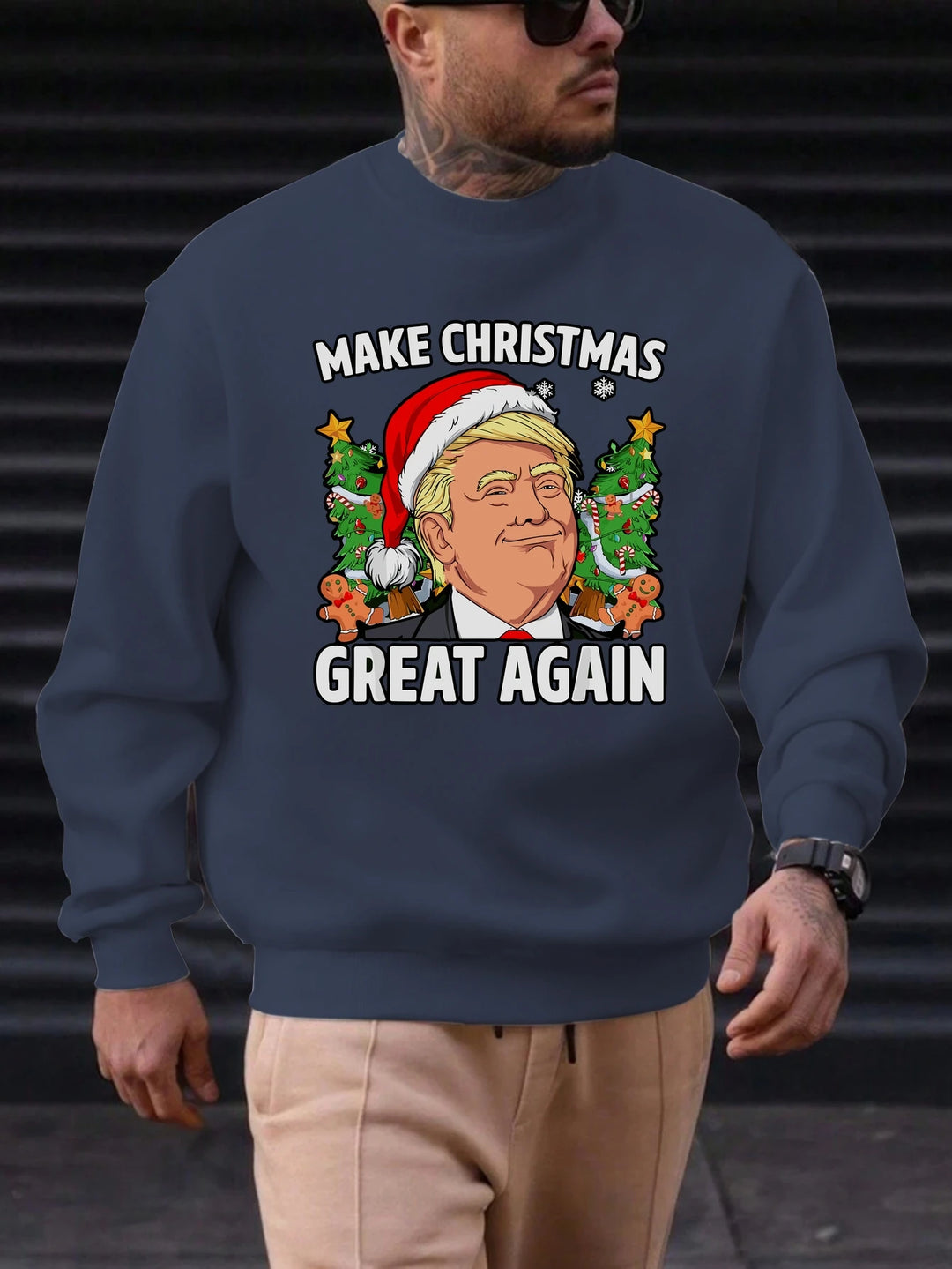 Weihnachtpullover Herren | Gedruckt