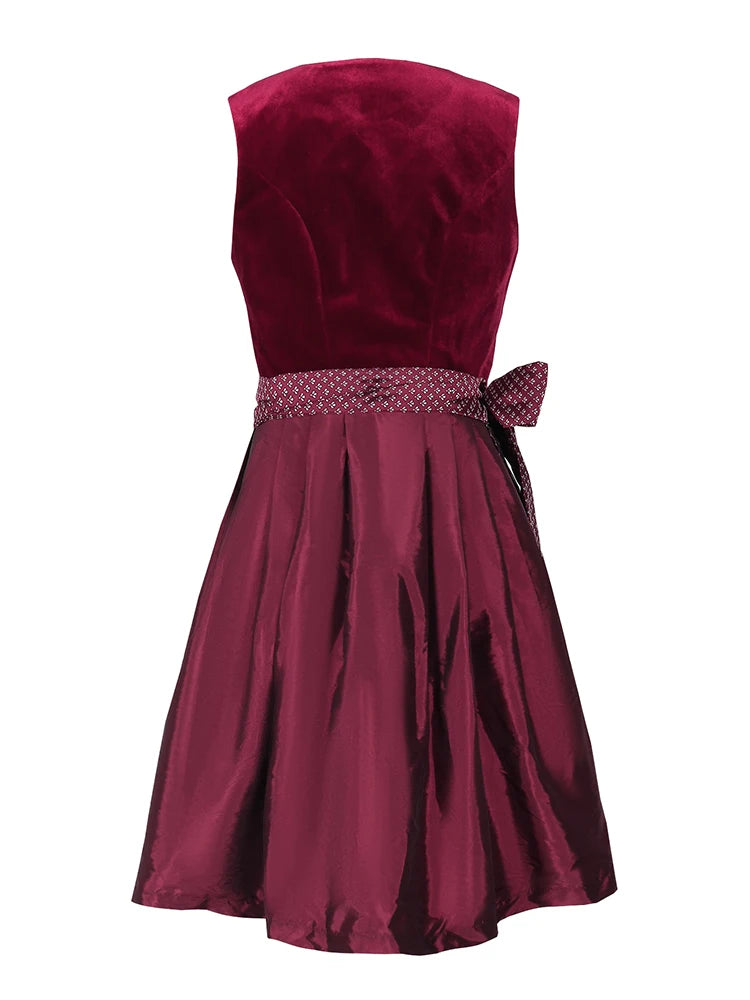 Mittellanges Oktoberfest Dirndlkleid für Damen