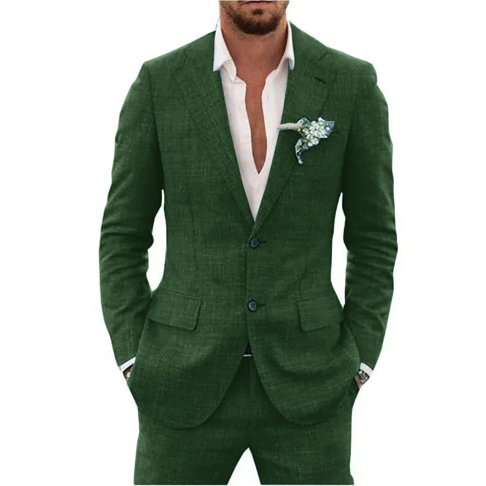 Herren Leicht 2-Teiler Hochzeitsgast Anzug Set | Sommer