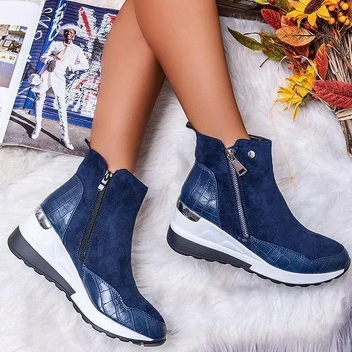 Orthopädisch Winterstiefel Damen | Keilabsatz