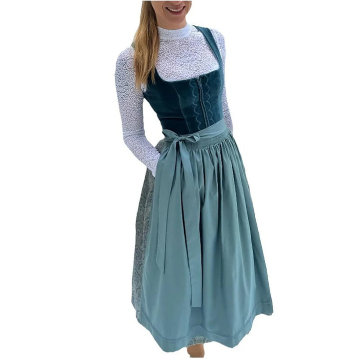 Stilvolles Langarm-Oktoberfest-Dirndlkleid für Damen