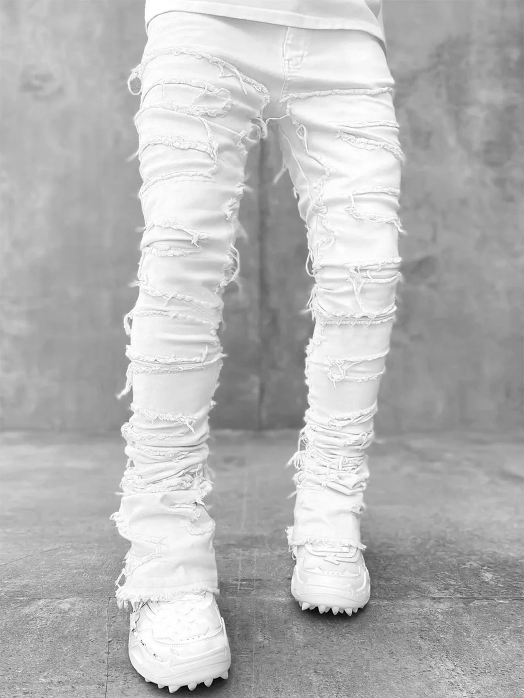 Herren Zerrissen Jeans | Schlanke Passform