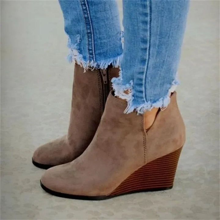 Damen Keil Stiefel | Stilvoll