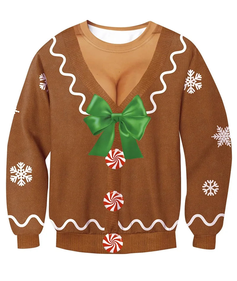 Weihnachtspullover Unisex | Vollständiger Ausdruck