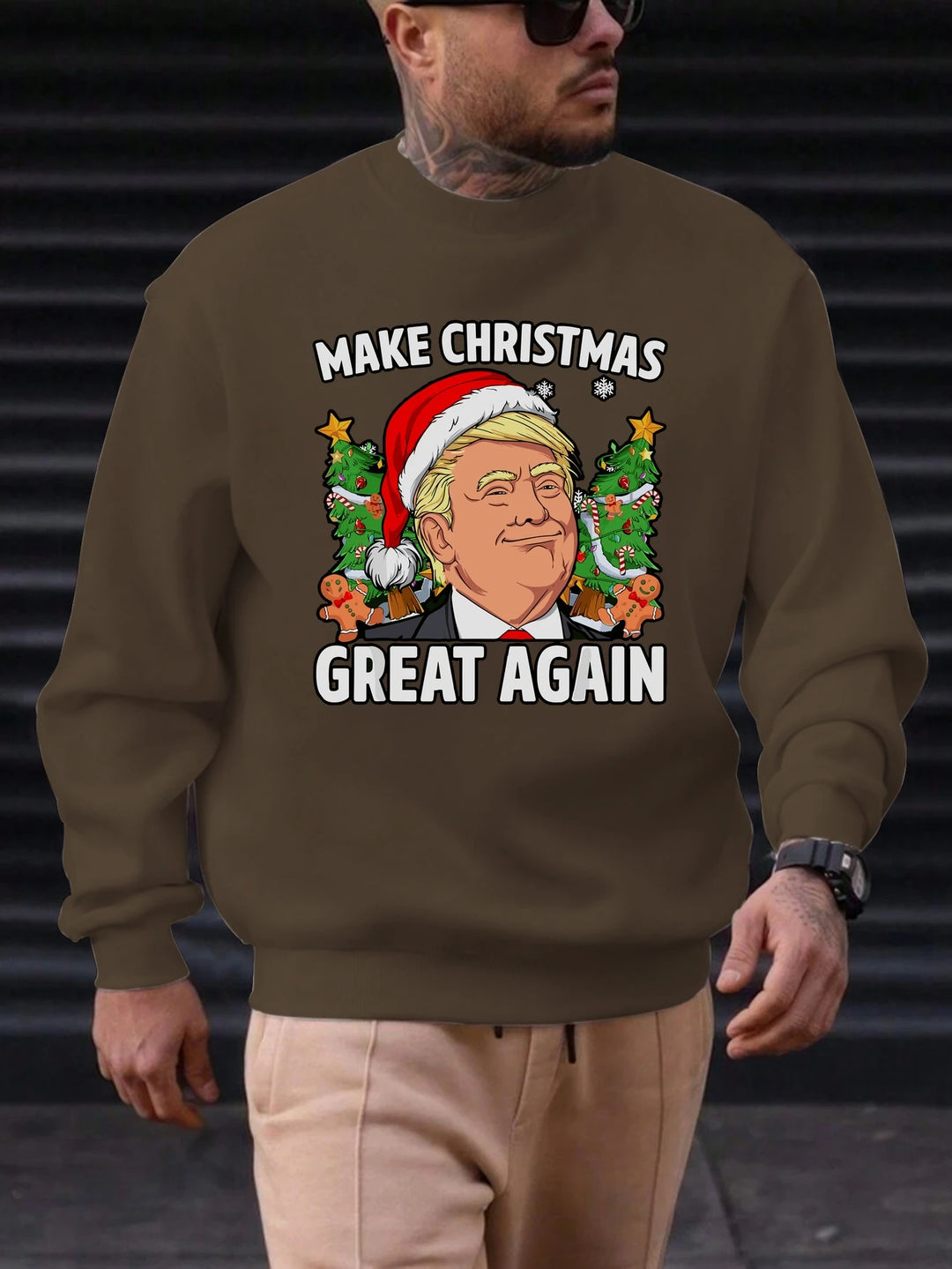 Weihnachtpullover Herren | Gedruckt
