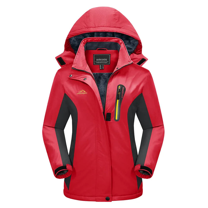 Weite Passform Skijacke Damen | Mit Kapuze
