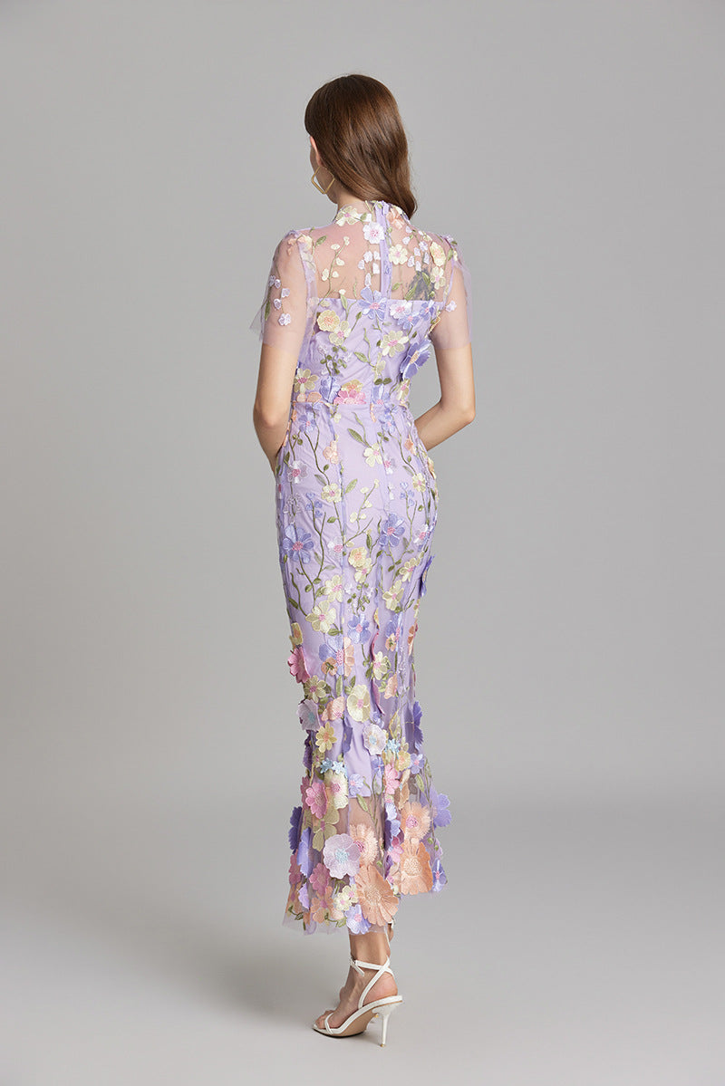 Stilvolles Sommerkleid Mit Blumenmuster Für Damen | Midi
