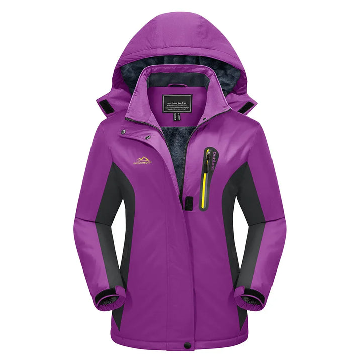 Weite Passform Skijacke Damen | Mit Kapuze