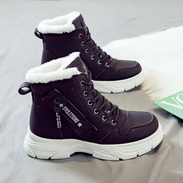 Plattform Winterstiefel Damen | Hoher Schaft