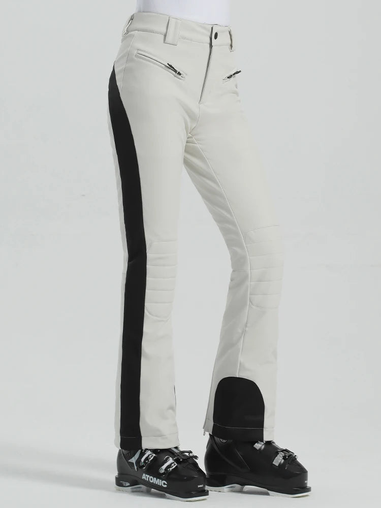 Schlanke Passform Skihose Damen | Hohe Taille