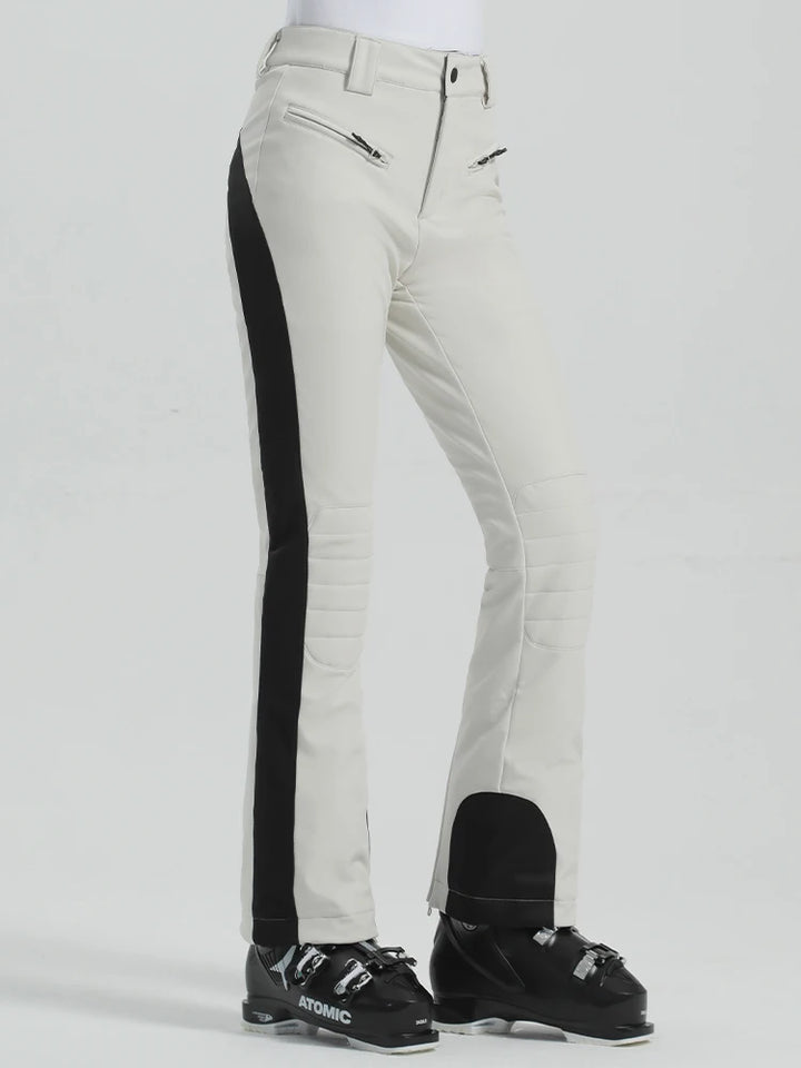 Schlanke Passform Skihose Damen | Hohe Taille