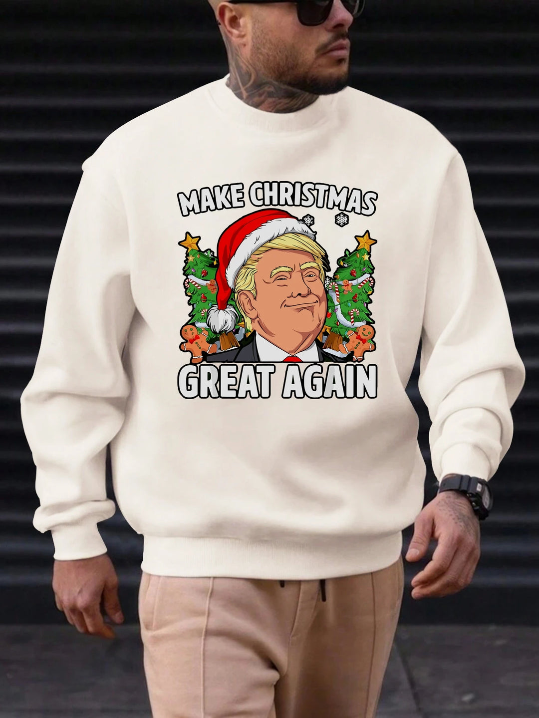 Weihnachtpullover Herren | Gedruckt